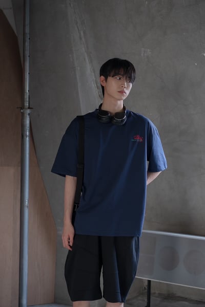 【SORONA® 涼感現貨】PIZZA PARTY 披薩塗鴉印花短T8