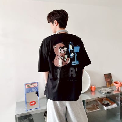 【現貨】HEAT 電扇小熊短T3