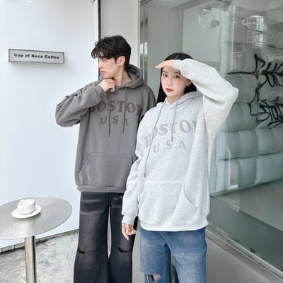 【現貨】BOSTON毛巾繡帽T1