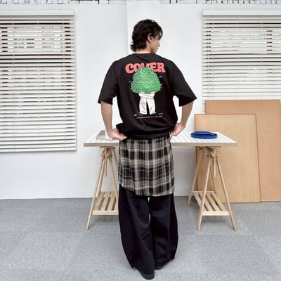 【現貨】COVER草堆男子印花短T6