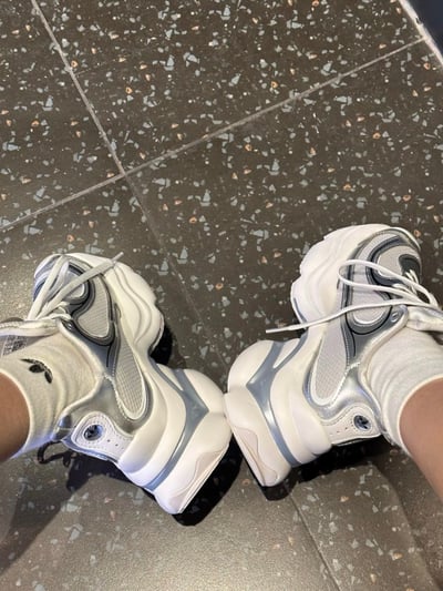 【爆款!新品】ADIDAS OZVENUZ W 復古老爹鞋 白銀 維納斯｜KI05574