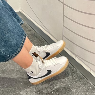 【CP值頂爆】NIKE W COURT LEGACY NN 白黑焦糖 皮革拼接 環保材質 休閒鞋｜DH3161-109/調貨1