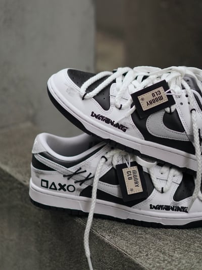 【訂製款】Nike Dunk Low 黑白解構玩家6