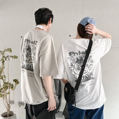 【貓咪控看這裡!現貨】提袋精靈貓短T2