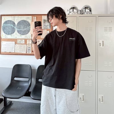 【現貨】SNOW 熊熊雪人塗鴉感印花短T9