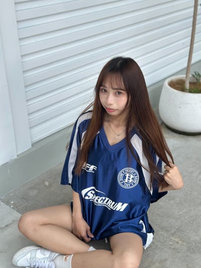 【超吸睛單品】滑面寬鬆Y2K個性球衣短T3