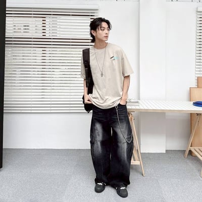 【現貨】日文咖啡卡車印花短T8