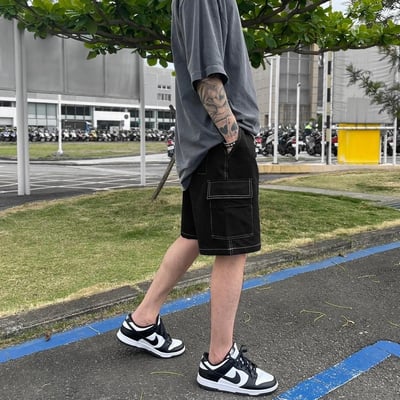 【現貨】 反車線工裝短褲5