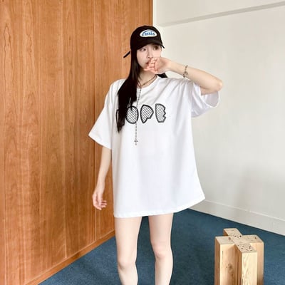 【現貨】HOPE斜紋字印花短T7