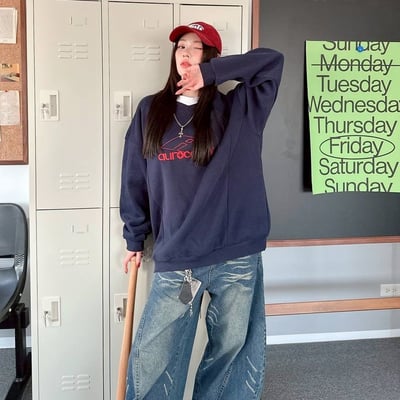 【現貨】aurocean美式刺繡大學T11