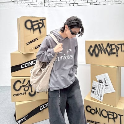 【現貨】Curious 星芒印花帽T4