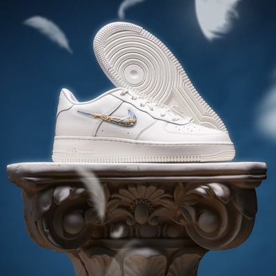 【限定版！預購】NIKE AIR FORCE 1 果凍勾 奶藍小勾｜IM6697-1412