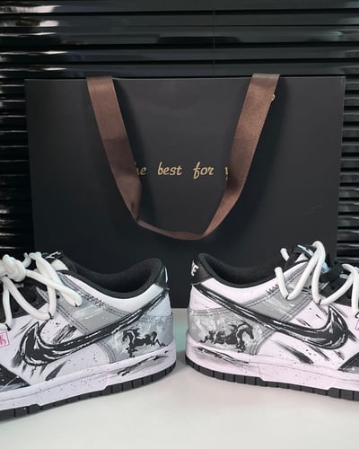 【訂製款】Nike Dunk Low 暗馳黑馬5