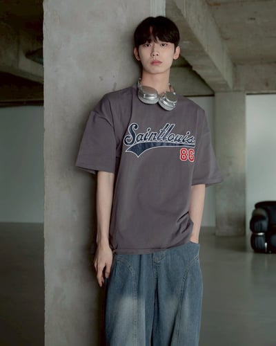 【現貨】Saintlouis86刺繡短T3