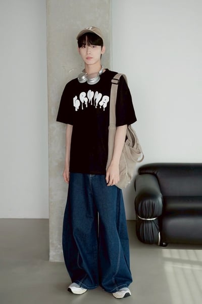 【現貨】CROMA潑漆流體發泡短T7