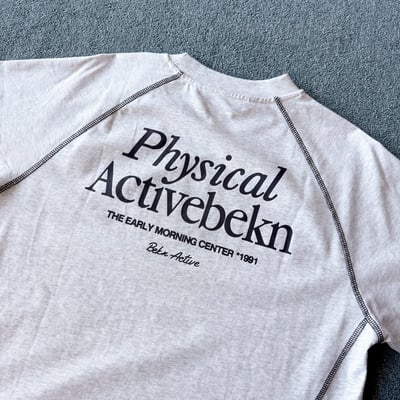【SORONA® 涼感現貨】Physical Acitvebekn印花短T8