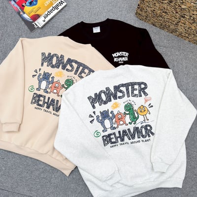 【現貨】MONSTER BEHAVIOR 怪獸插畫大學T11