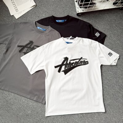 【SORONA® 涼感現貨】CRITICAL美式撞色車線貼布短T10