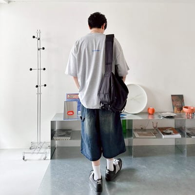 【現貨】aurocean斑駁字印花短T11