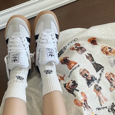 【爆款超殺折扣】ADIDAS SAMBA XLG 厚底 經典白黑復古德訓鞋｜IE13774