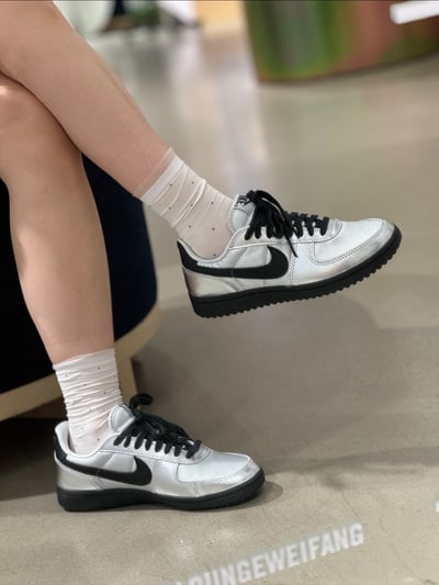 【爆款! 預購】Nike Field General "etallic Silver" W 金屬銀黑女鞋｜HQ7397-0015