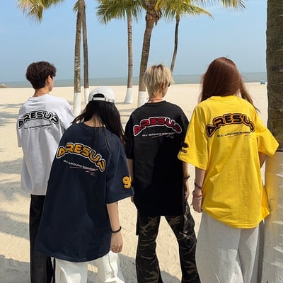 【特殊立體設計現貨】ARESUP毛巾繡美式短T4