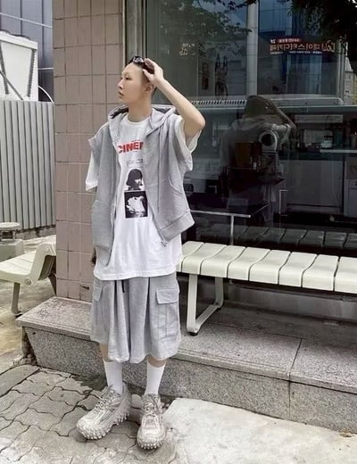 【現貨】束繩口袋造型棉短褲8