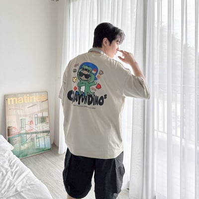 【現貨】CRAYONDiNOS 墨鏡恐龍短T4