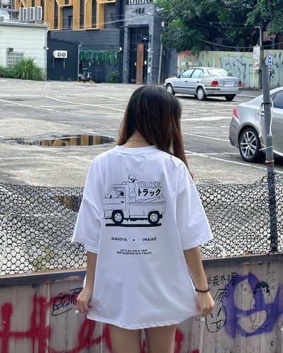 【SORONA® 涼感現貨】TRUCK日文皮卡印花短T6