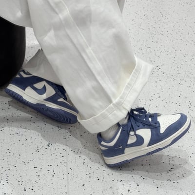 【全新爆款】NIKE W DUNK LOW 霧霾藍紫 小銀勾 女鞋｜IB4417-1034