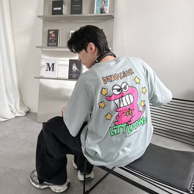 【現貨】鱷魚先生塗鴉感短T7