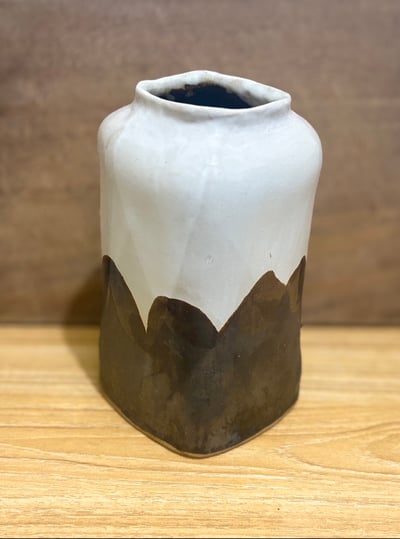 雪之手作陶_四方大花器1