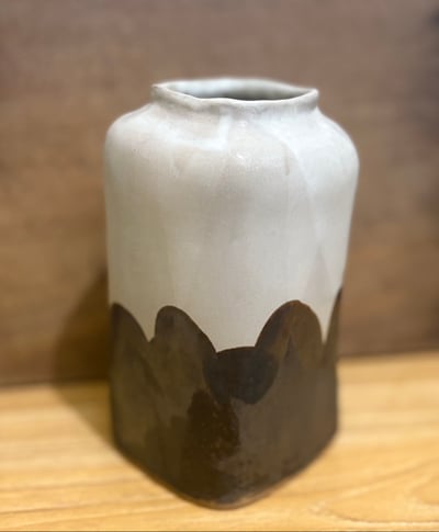 雪之手作陶_四方大花器2