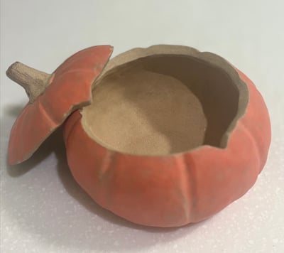 雪之手作陶＿仿生系列＿南瓜寶盒2