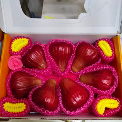 黑糖芭比蓮霧｜色澤深紅・清脆多汁・冷藏配送7