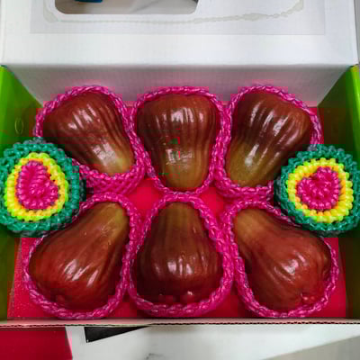 黑糖芭比蓮霧｜色澤深紅・清脆多汁・冷藏配送1