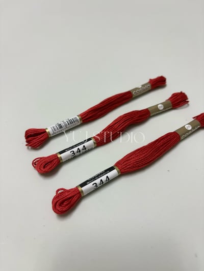 日本原裝進口COSMO 25番繡線 [色號324-383] 區間7