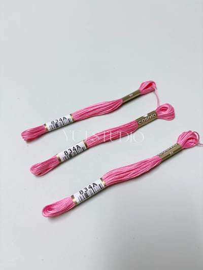 日本原裝進口COSMO 25番繡線 [色號713-843] 區間21