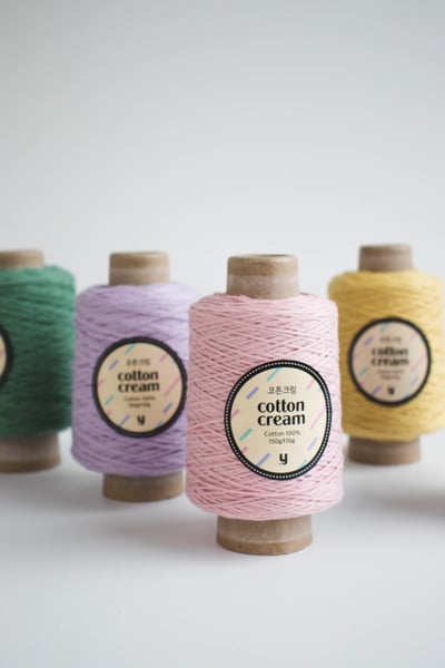 【Yarn-a】100%純棉Cotton Cream 150g1