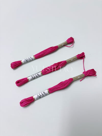 日本原裝進口COSMO 25番繡線 [色號2118-3299] 區間22