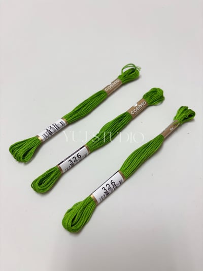 日本原裝進口COSMO 25番繡線 [色號324-383] 區間3