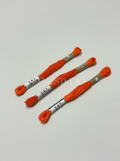日本原裝進口COSMO 25番繡線 [色號140-214] 區間5