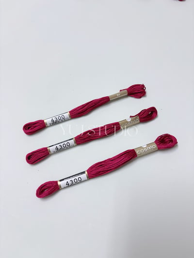 日本原裝進口COSMO 25番繡線 [色號3311-4905] 區間4