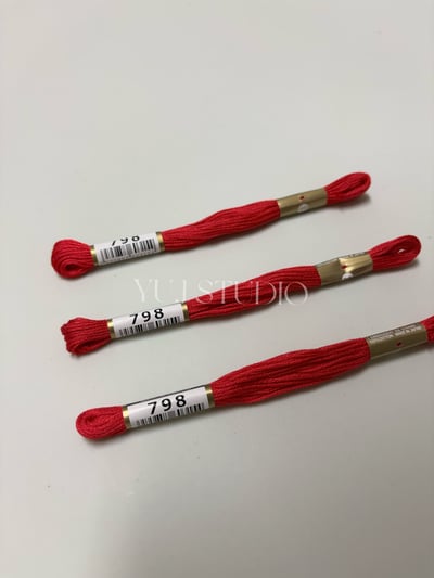 日本原裝進口COSMO 25番繡線 [色號713-843] 區間16