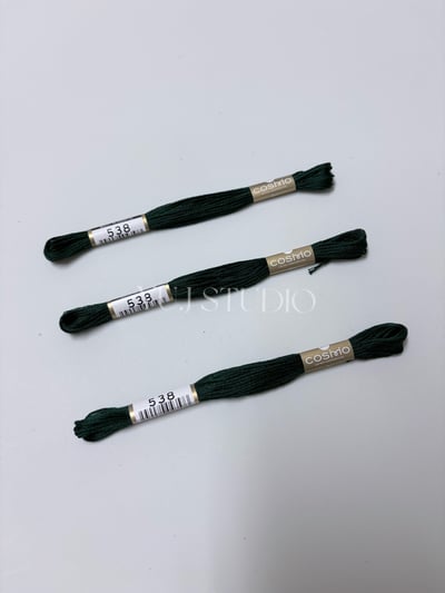日本原裝進口COSMO 25番繡線 [色號481A-600] 區間15