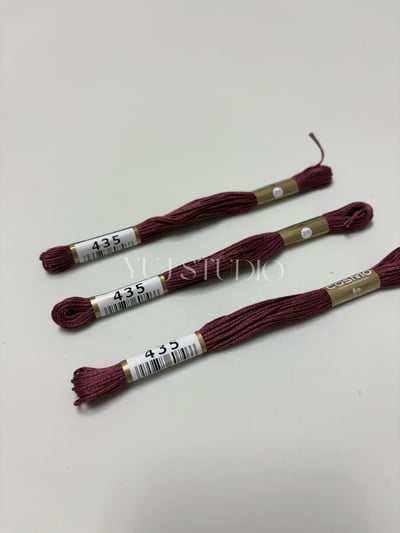 日本原裝進口COSMO 25番繡線 [色號386-480A] 區間13