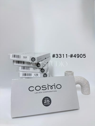 日本原裝進口COSMO 25番繡線 [色號3311-4905] 區間1