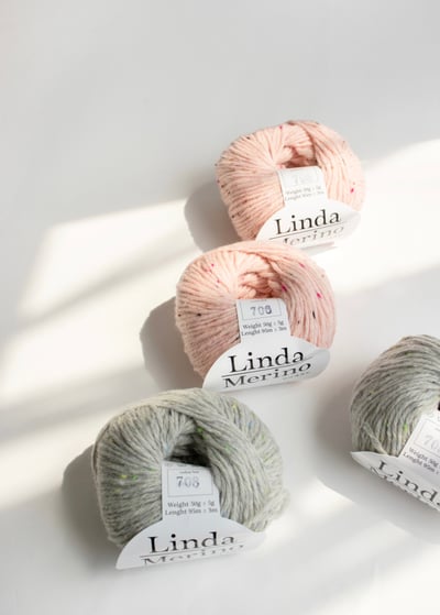 【Yarn-a】顆粒點點 Linda Merino 50g2