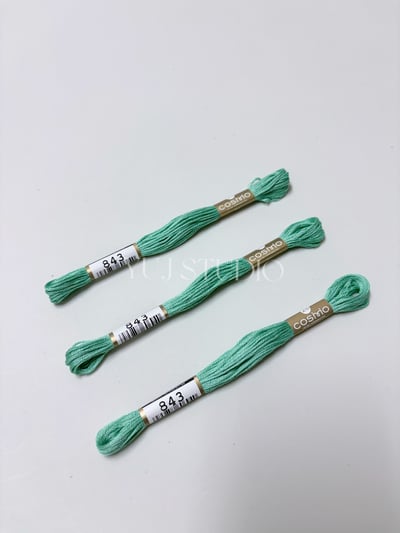 日本原裝進口COSMO 25番繡線 [色號713-843] 區間24