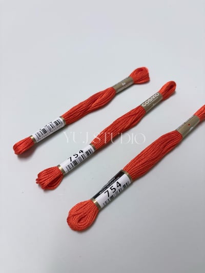 日本原裝進口COSMO 25番繡線 [色號713-843] 區間10